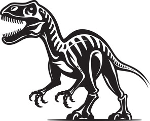 Tyrannosaurus Tribute Vector Logo Icon Dino Dynasty Iconic T Rex Emblem Design