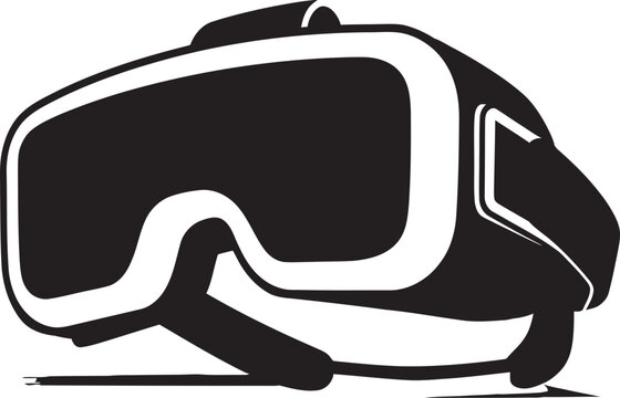 recommend clip art: Digital Dreamland VR Goggles Iconic Design Cyber Spectrum Virtual Reality Goggles Emblem