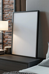 Vertical Empty Frame Mockup Scene, Frame blank mock up