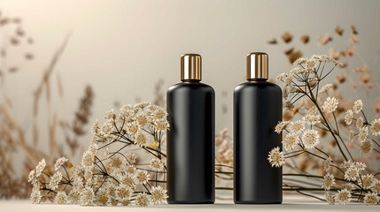 luxury perfume bottle, mockup,  ultra realistic - obrazy, fototapety, plakaty