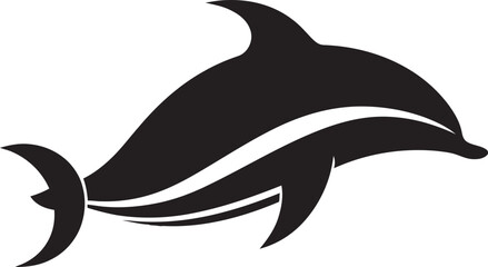 Whalescape Wonder Vector Emblem with Whale Aqua Allegiance Emblematic Iconic Whale