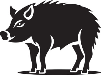 Tusker Triumph Emblematic Wild Boar Icon Roaring Rampage Vector Boar Logo