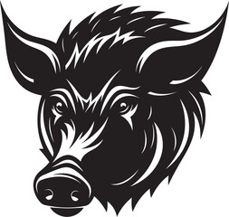 Razorback Rumble Emblematic Logo with Boar Warcry Wild Boar Iconic Boar Emblem