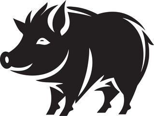 Razorback Rumble Iconic Boar Emblem Design Warcry Wild Boar Wild Boar Vector Symbol