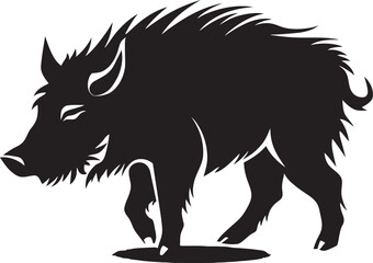 Tusked Tempest Wild Boar Iconic Logo Primal Powerhouse Iconic Logo with Boar