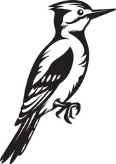 Arboreal Artistry Iconic Woodpecker Emblem Design Feathered Fury Vector Woodpecker Icon Design
