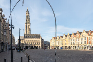 Heroe's Square and Town Hall - Arras, France