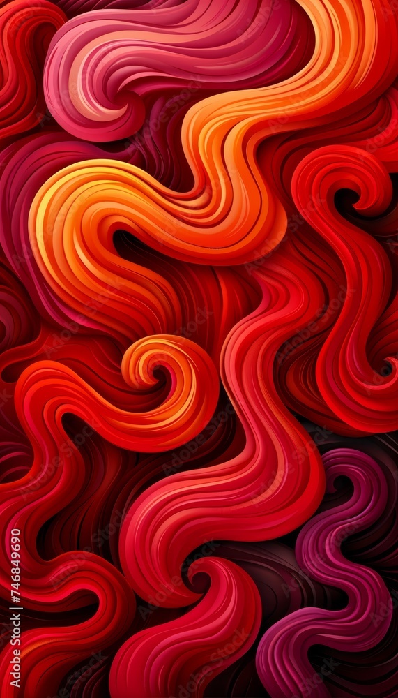 Poster vibrant abstract design background in red hues for creative projects and artistic concepts