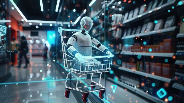 Ai commerce image recognition technology Applications buy things online final sale offer details flash sale banner template design web social media shopping online - Powered by Adobe