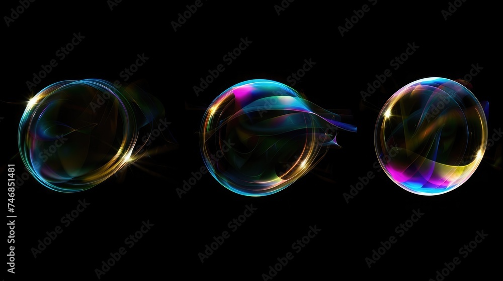 Poster easy to add lens flare effects for overlay designs or screen blending mode to make high-quality imag