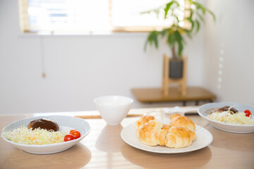 Meal scenery Western food
