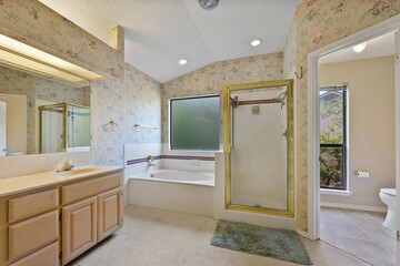 a home bathroom
