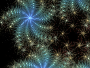 Imaginatory fractal abstract background Image