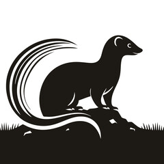 Mongoose Logo Icon Simple and Clean