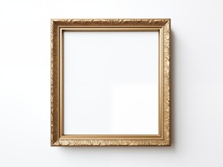 Antique gold blank frame