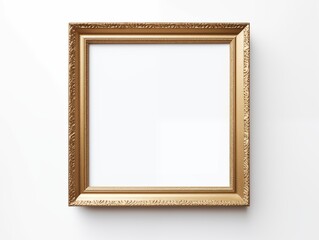 Fototapeta premium Antique gold blank frame