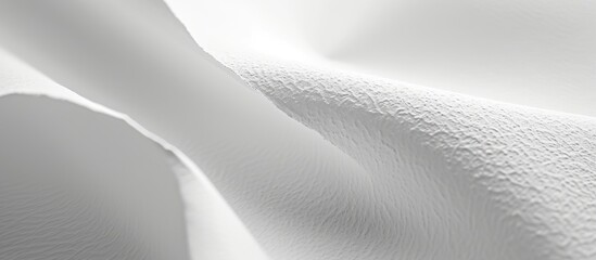 Soothing Close-Up of White Fabric Texture with Delicate Details - Minimalistic Zen Concept
