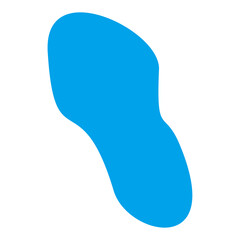 Blue Organic Shape Bloob Design
