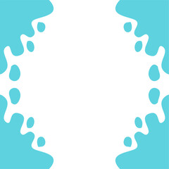 Water drop frame decoration