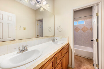 a home bathroom