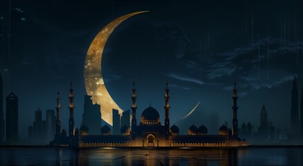 Abstract Eid El Fitr background