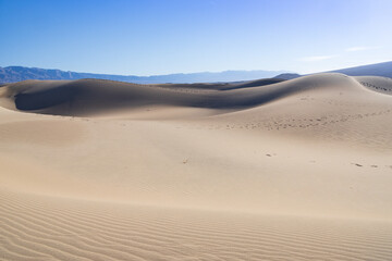 Fototapeta na wymiar Mesquite Flat Sand Dunes, Death Valley National Park, California 