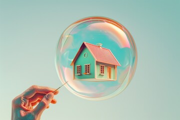 Hand popping a housing bubble