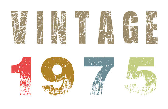 Vintage 1975 png
