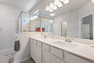 a home bathroom