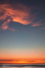 Obraz premium sunset at a california beach