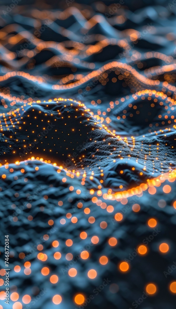 Aufkleber futuristic abstract technology background with modern design elements and digital innovation concept