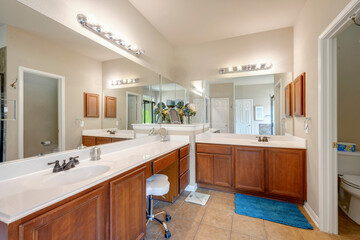 a home bathroom