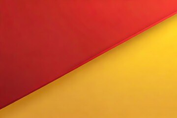 Generative AI. Minimal Background in Red and Yellow
