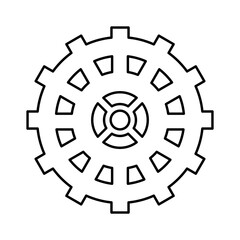 Transmission cog wheels and machine gearings Lines