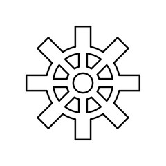 Transmission cog wheels and machine gearings Lines