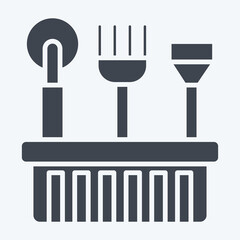 Icon Beekeeper Tool. related to Apiary symbol. glyph style. simple design editable. simple illustration