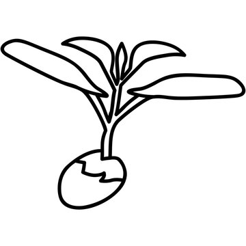 recommend clip art: Seedling Icon