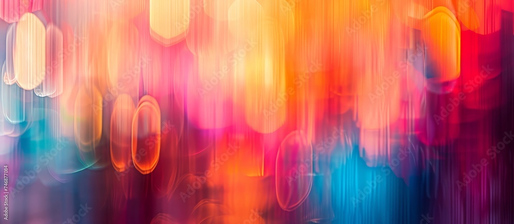 Aufkleber vibrant abstract background illuminated with colorful lights for dynamic designs