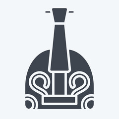 Icon Balalaika. related to Russia symbol. glyph style. simple design editable. simple illustration