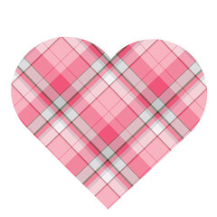 pink heart shape - obrazy, fototapety, plakaty