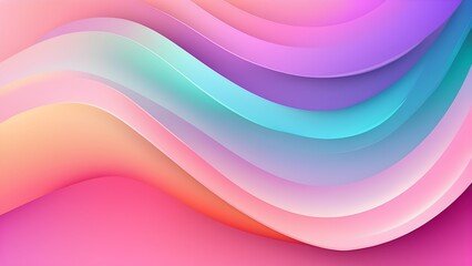3d rainbow spectrum texture. Colorful fluid background, dynamic textured geometric element. Modern gradient light vector illustration