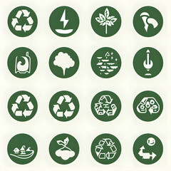 ecology, green energy and recycling