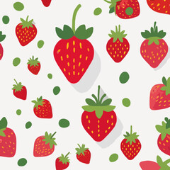 strawberry isolated on white background
