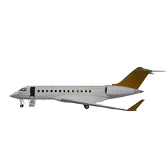 airplane isolated on white background
