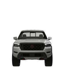 Naklejka premium trucks isolated on white