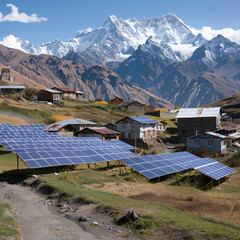 Rural Solar Installation in Mountainous Region