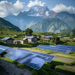 Renewable Energy in Rustic Mountain Village