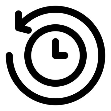 processing time ouline icon