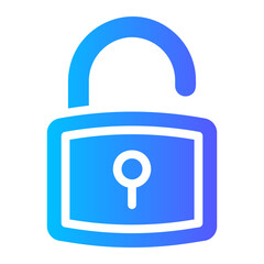 padlock Gradient icon