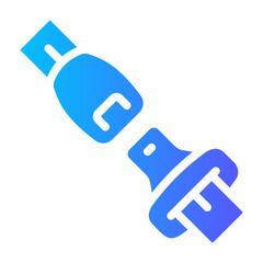 seat belt Gradient icon